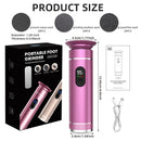 Electric Foot Callus Remover – Dual Power Pedicure Grinder