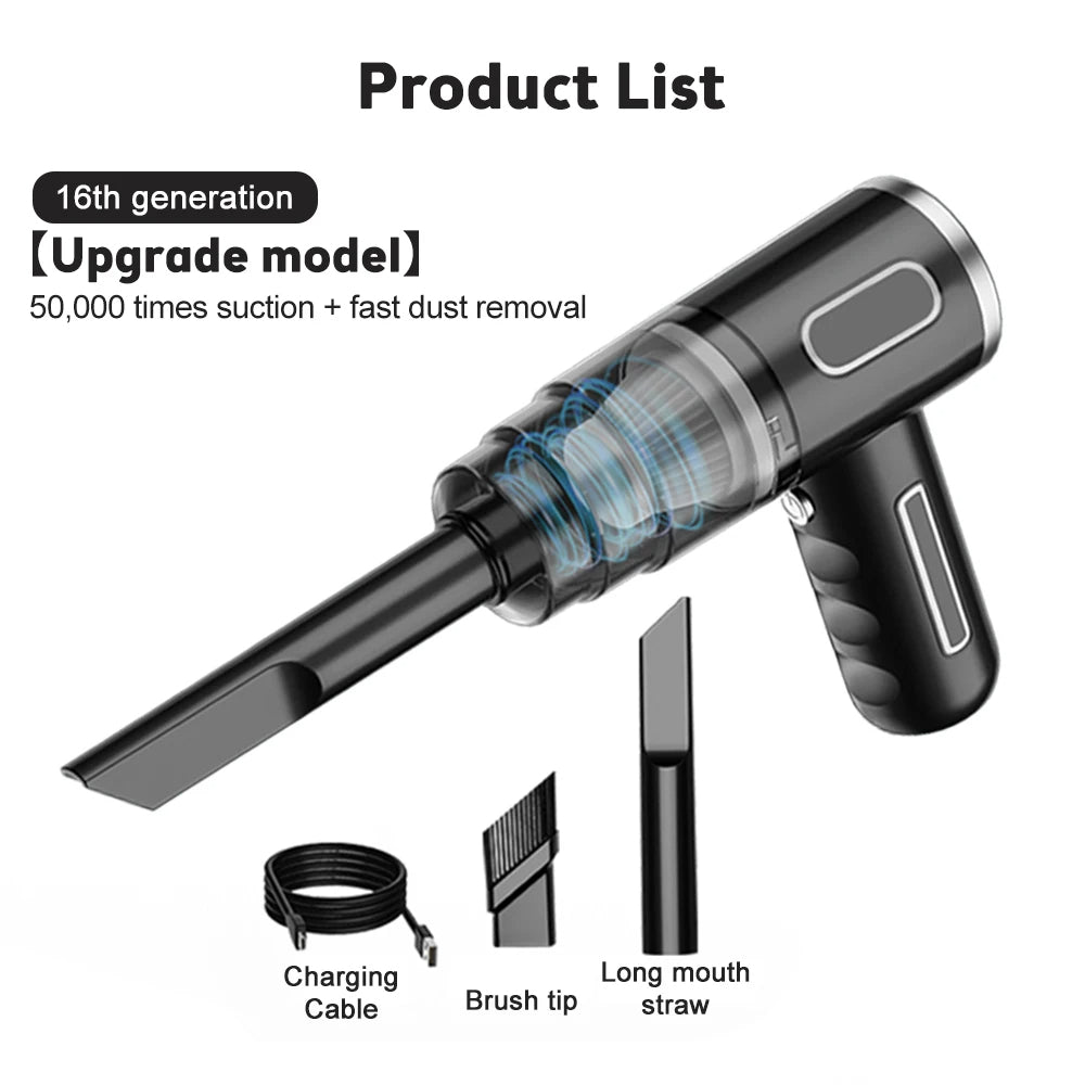 29000Pa Wireless Car Vacuum Cleaner